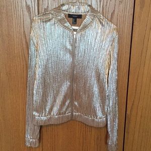 Forever 21 gold jacket